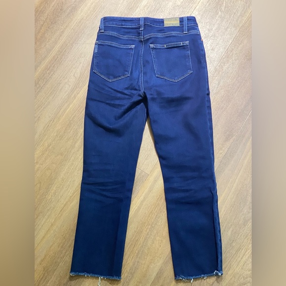 Paige Denim Cindy Cropped Raw Hem Sz 27 - Picture 10 of 13